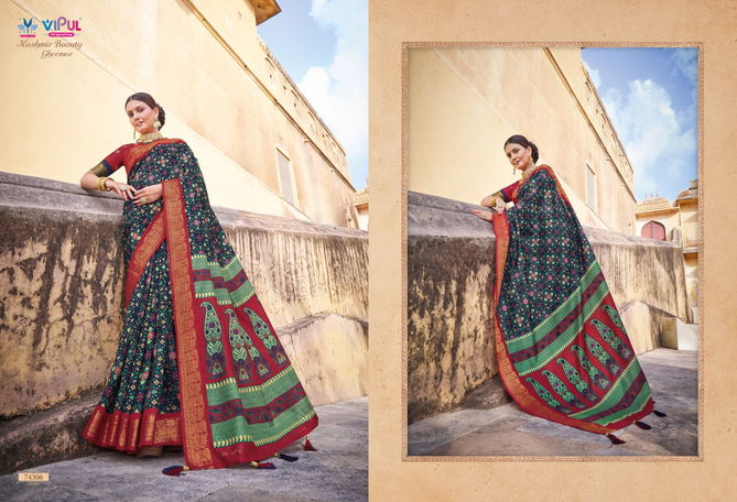 Kashmiri beuty By Vipul Designer Wedding Sarees Catalog